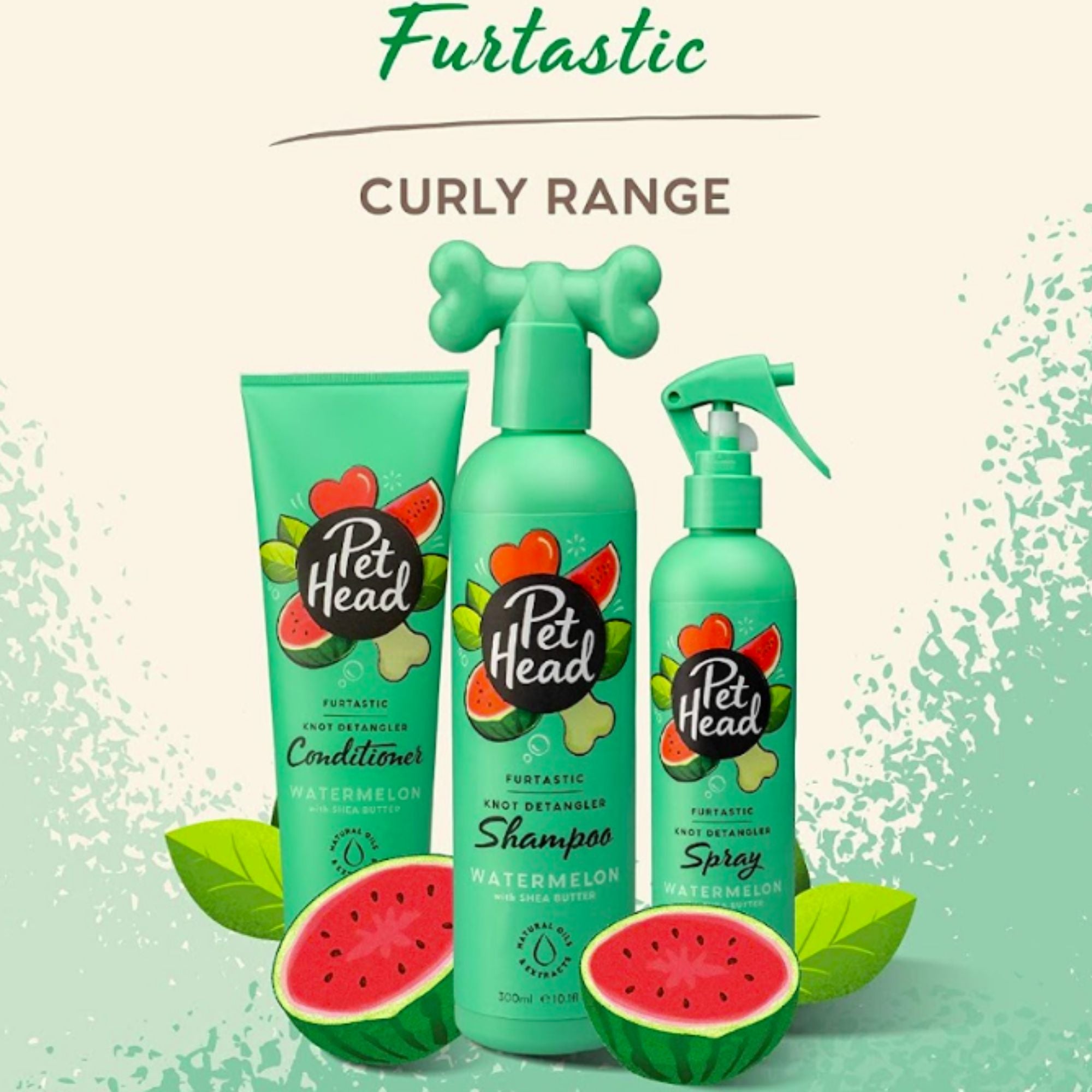 Pet Head Furtastic Knot Detangler Conditioner – Watermelon with Shea Butter