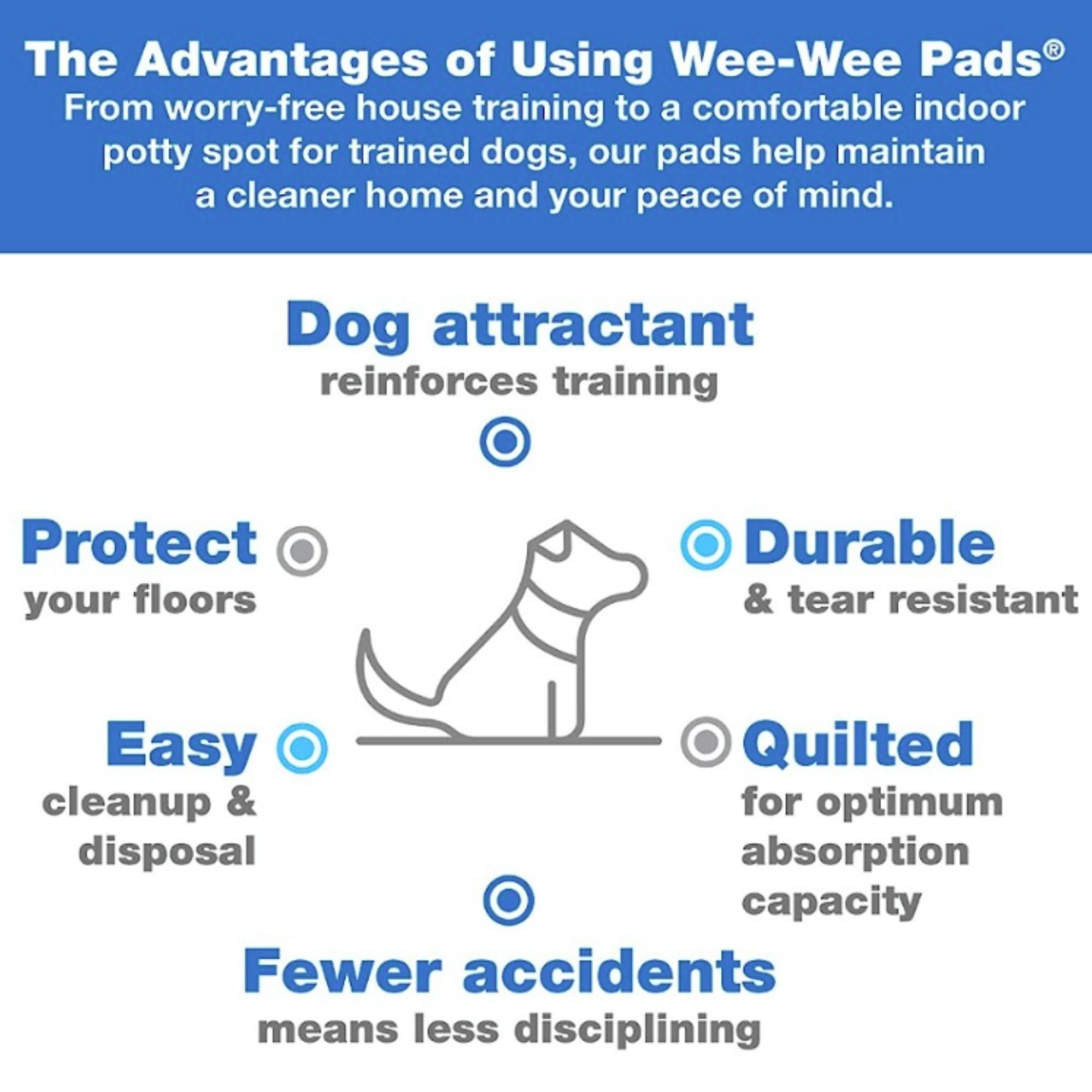 Wee-Wee Gigantic Superior Performance Dog Training Pads - 8 Pack 70x112 cm