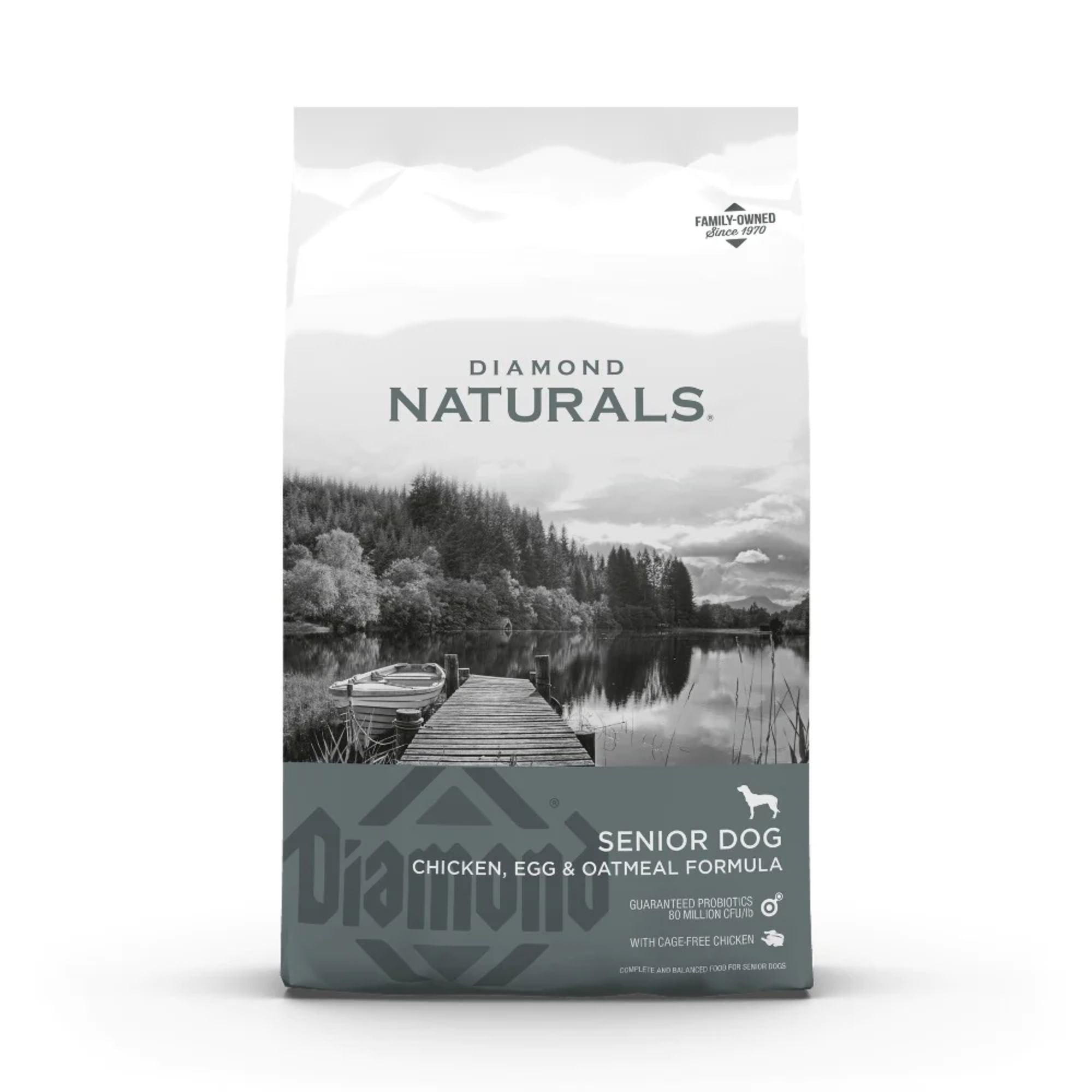 Diamond Naturals Senior Dog Formula – Chicken with Eggs & Oat Flakes