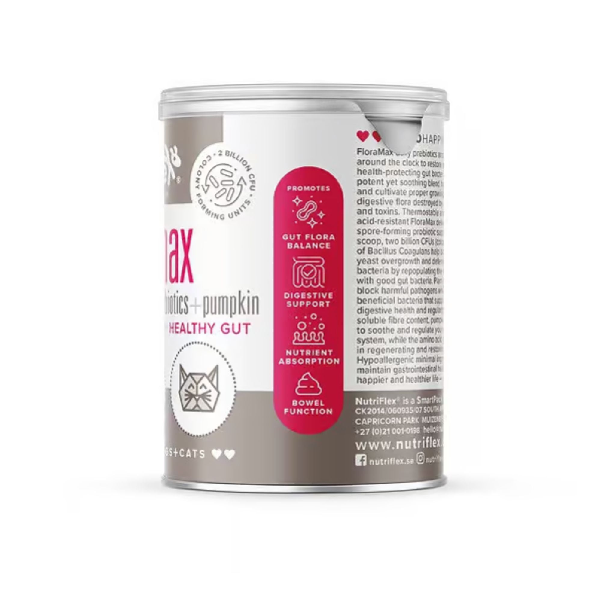 NutriFlex FloraMax Probiotic for Dogs and Cats 180g