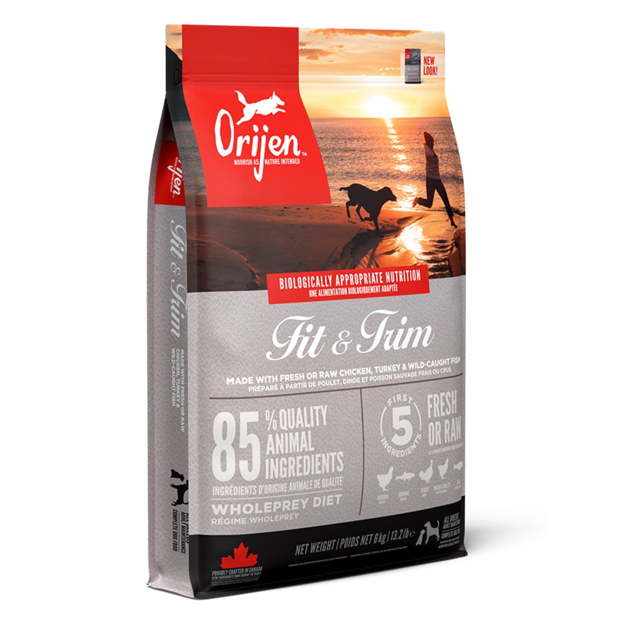 ORIJEN™ Fit & Trim Dry Adult Dog Food – Chicken, Turkey & Fish