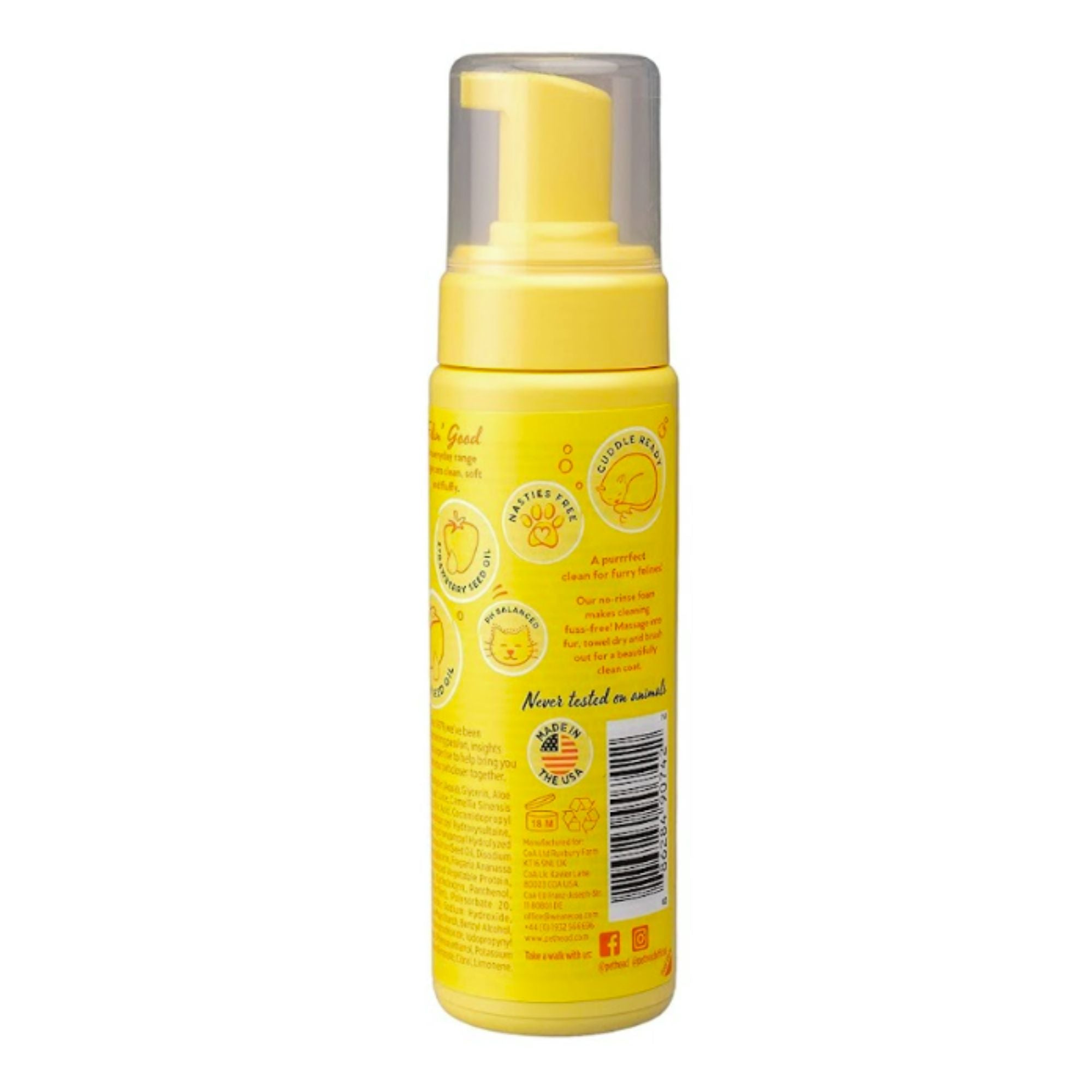 Pet Head Felin’ Good No-Rinse Cat Foam