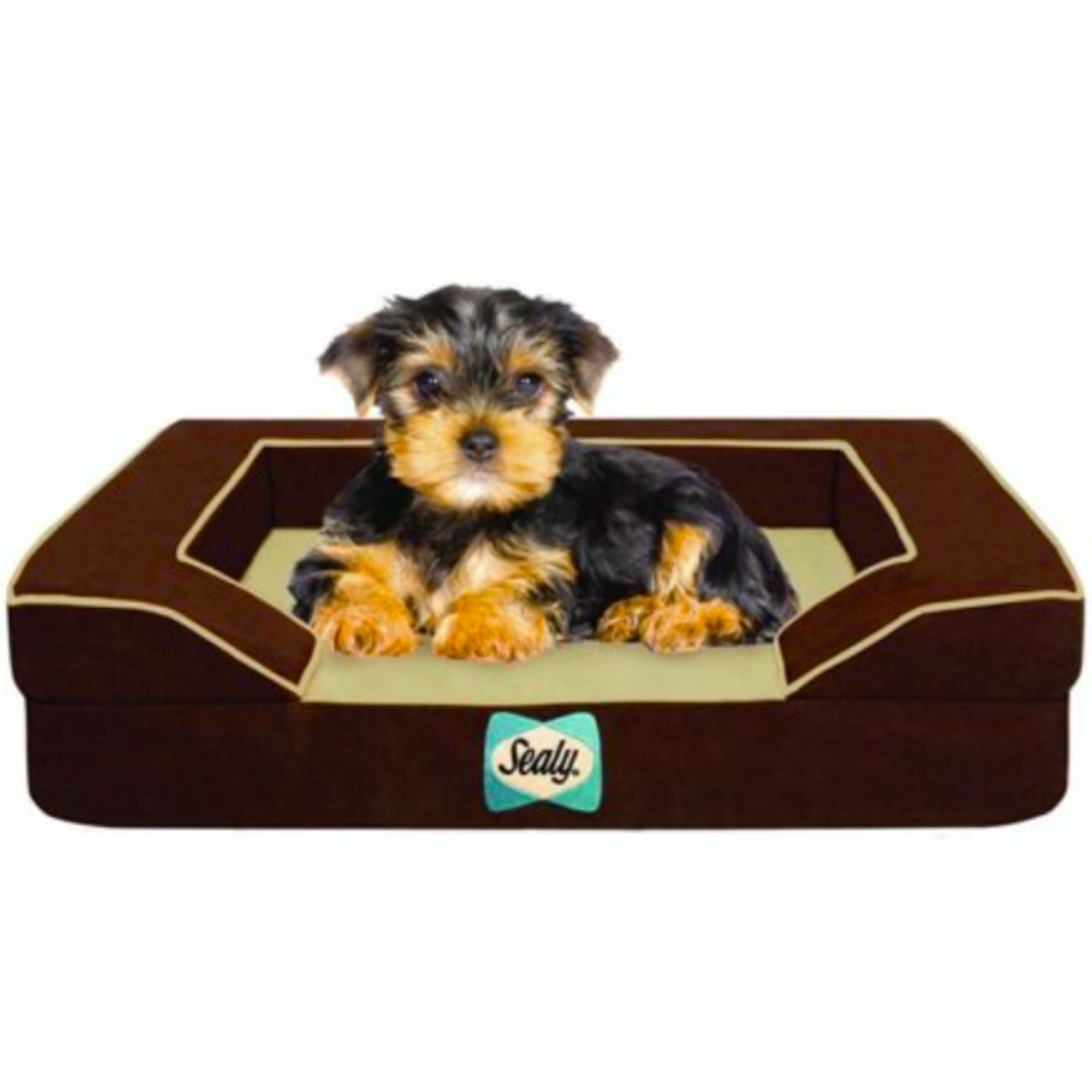 Sealy Lux Premium Orthopaedic Dog Bed with Cooling Gel & Odour Control