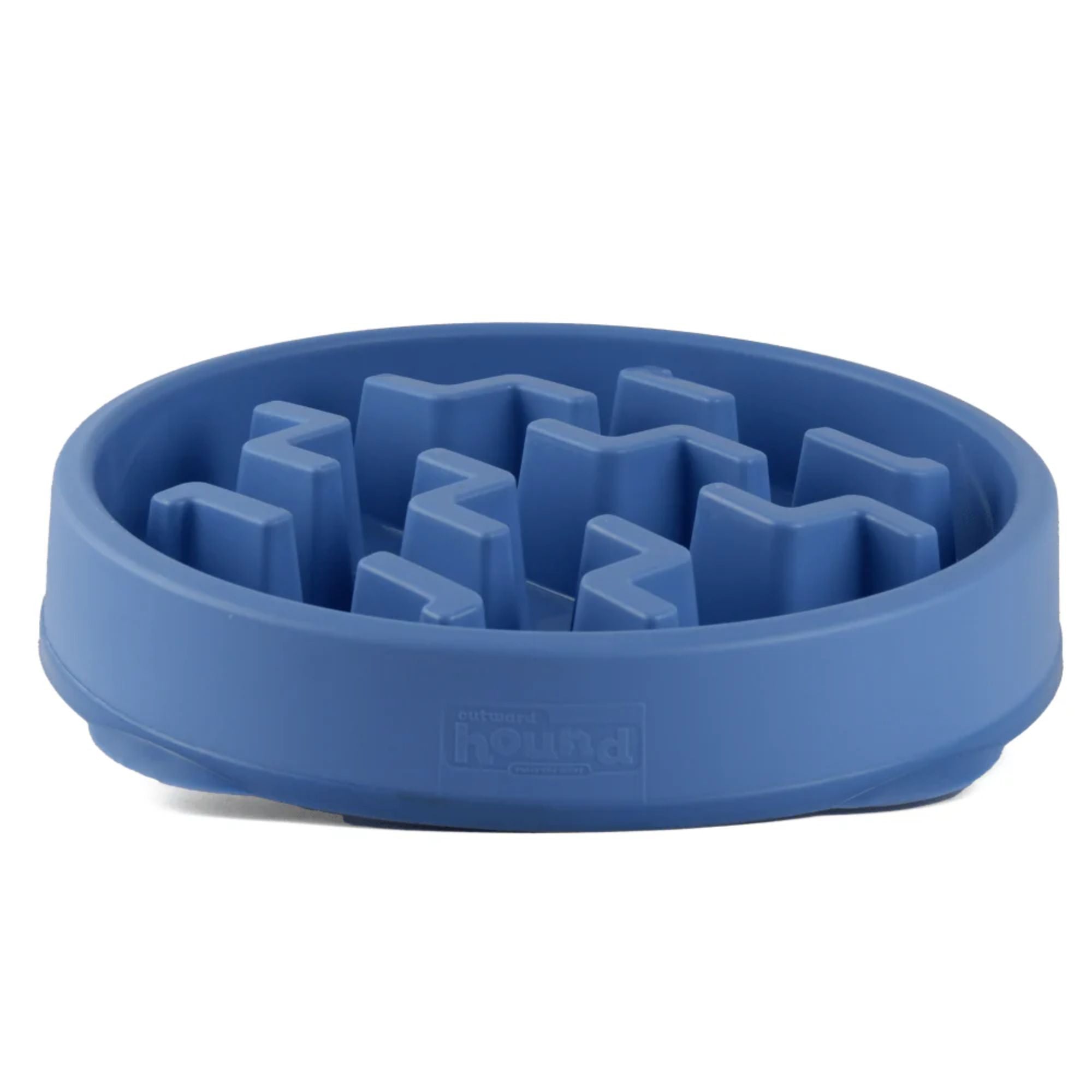 Outward Hound Fun Feeder Blue Large Slow Feeder Dog Bowl