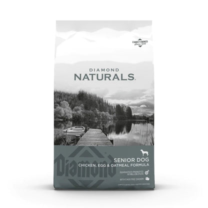 Diamond Naturals Senior Dog Formula – Chicken with Eggs & Oat Flakes