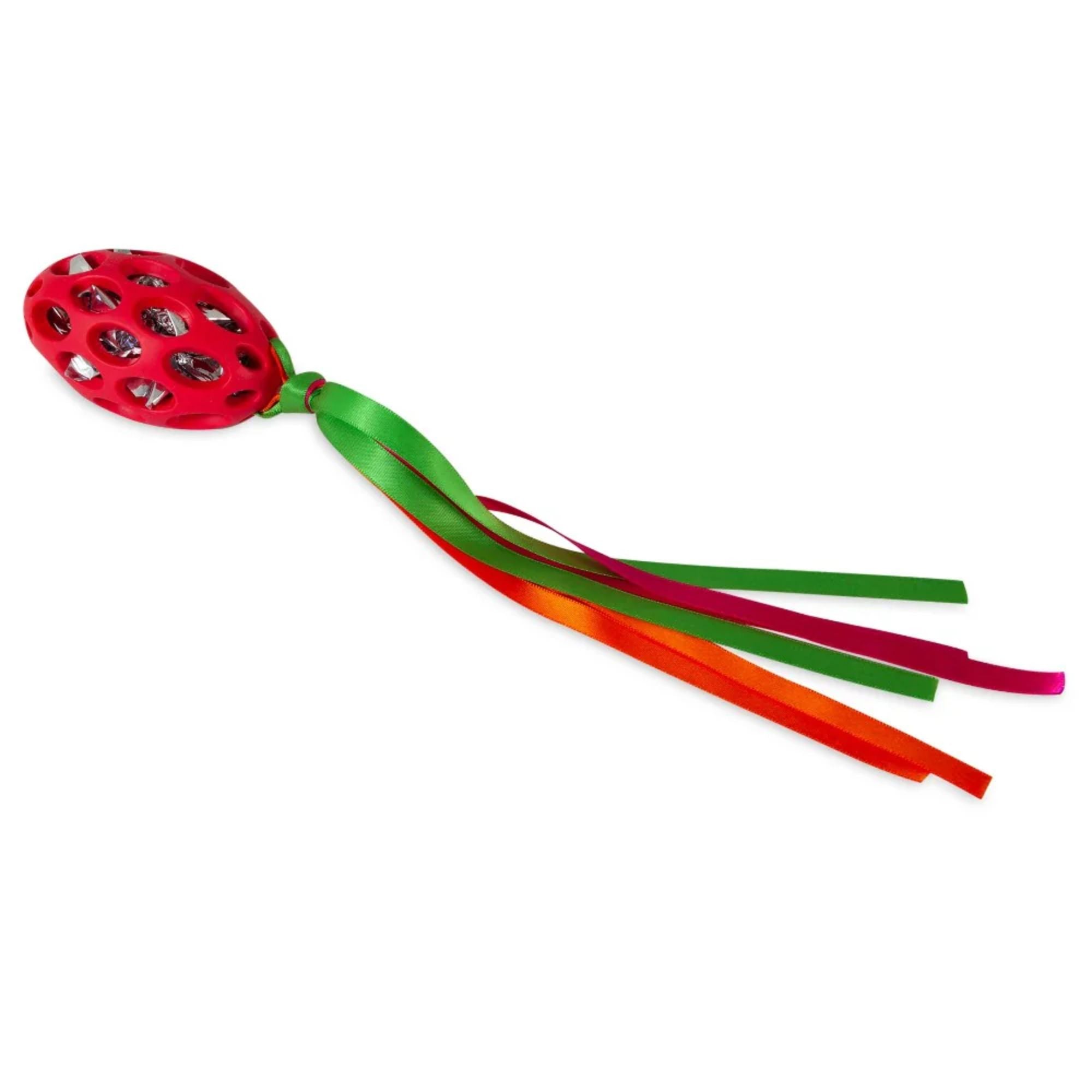 JW Cataction Football Cat Toy with Streamers