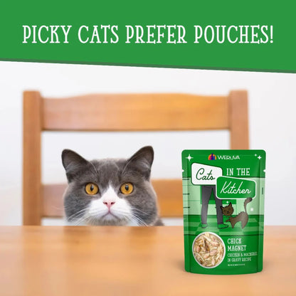 Weruva Cats in the Kitchen – Chick Magnet Chicken & Mackerel in Gravy
