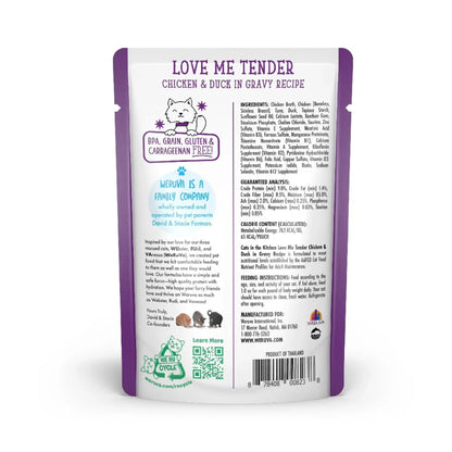 Weruva Cats in the Kitchen – Love Me Tender Chicken & Duck in Gravy