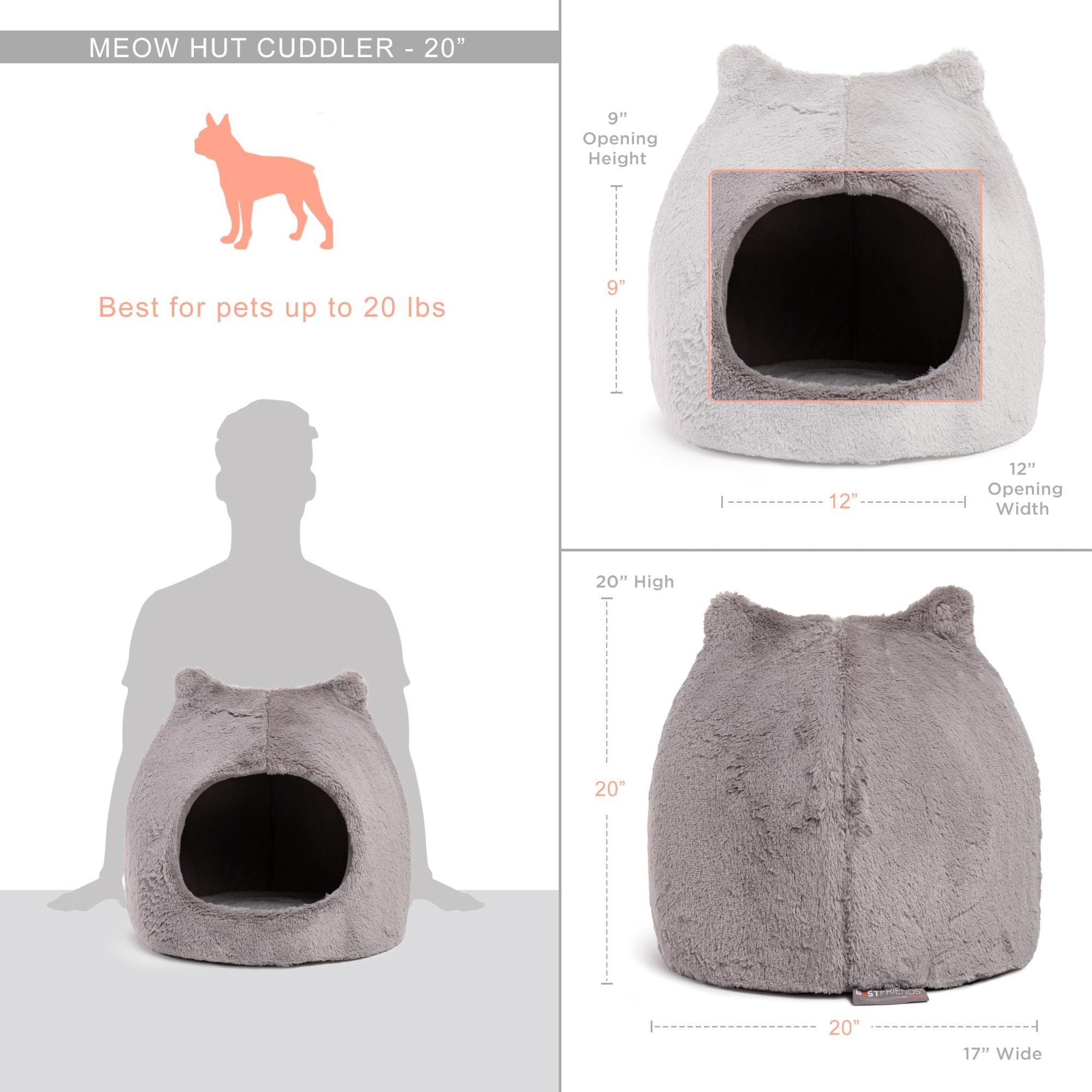 Best Friends by Sheri Meow Hut – Grey