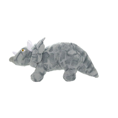Mighty Dinosaur Triceratops Super Soft Plush Dog Toy