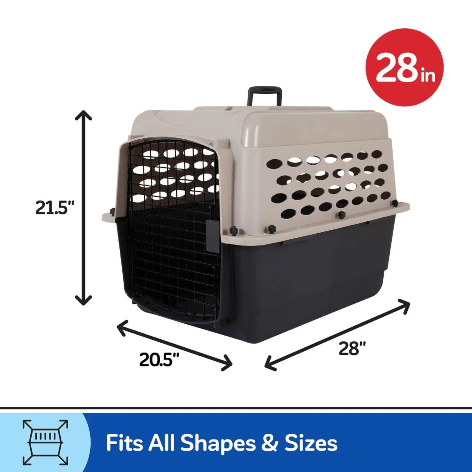 Petmate Vari Kennel – Airline Approved Dog Crate for Travel & Training