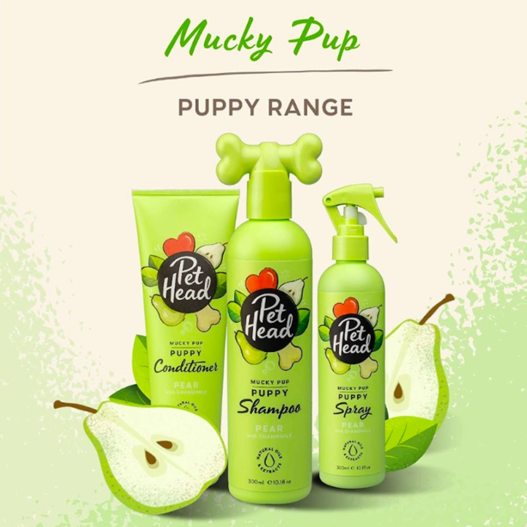 Pet Head Mucky Pup Puppy Spray Pear with Chamomile