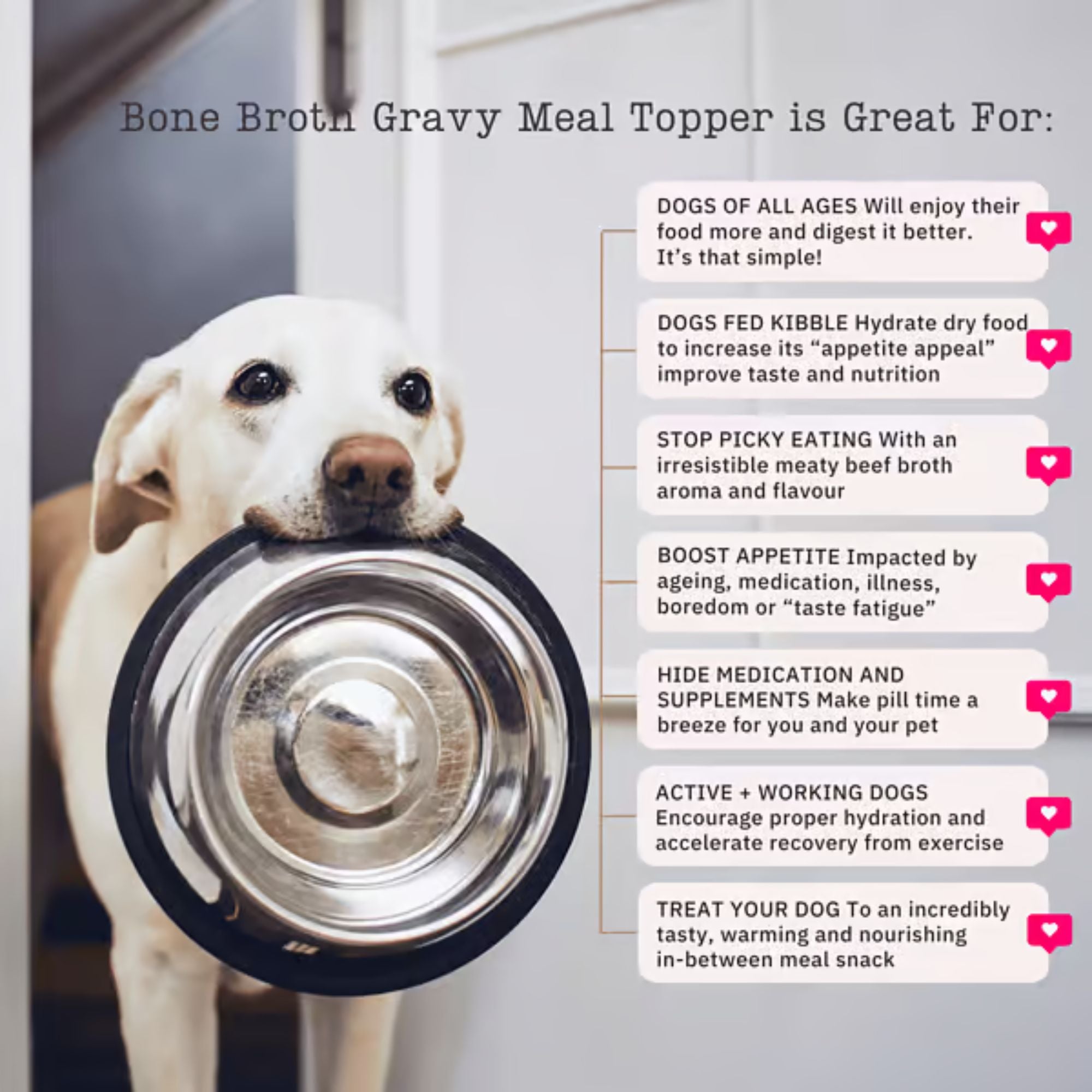 NutriFlex Bone Broth for Dogs & Cats 180g