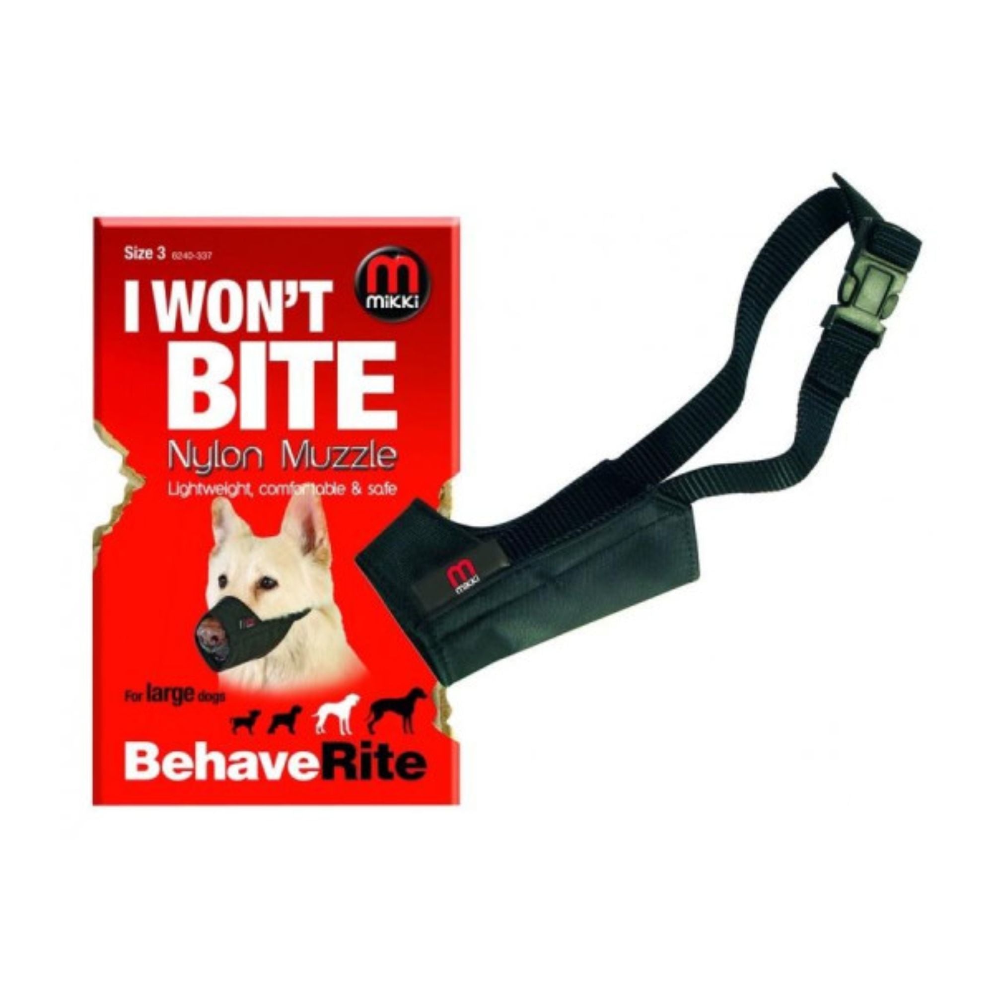 Mikki Soft Nylon Dog Muzzle